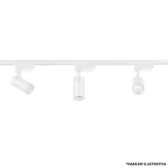 Kit Trilho Led Up Al 3 Spots 15W 3.000K Branco-Blumenau