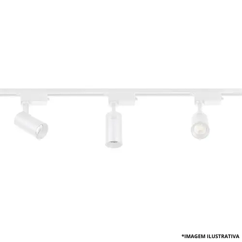 Kit Trilho Led Up Al 3 Spots 15W 6.500K Branco-Blumenau