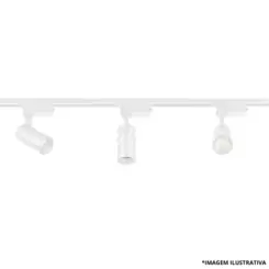 Kit Trilho Led Up Al 3 Spots 15W 6.500K Branco-Blumenau
