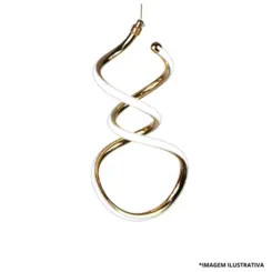 Pendente Led Espiral Al 365MM 18W Doura 4100K -Blumenau