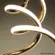 Pendente Led Espiral Al 365MM 18W Doura 4100K -Blumenau