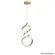 Pendente Led Espiral Al 365MM 18W Doura 4100K -Blumenau