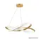 Pendente Led Laço Al 570MM 36W Dourado-Blumenau