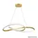 Pendente Led Laço Al 570MM 36W Dourado-Blumenau