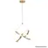Pendente Led Lupi Al 195MM 24W Dourado 3000K- Blumenau