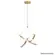 Pendente Led Lupi Al 195MM 24W Dourado 3000K- Blumenau