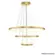 Pendente Led Ring 600MM Al 60W Dourado 3000K -Blumenau