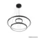 Pendente Led Ring 600MM Al 60W Preto 3000K-Blumenau