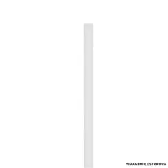 Perfil Alumínio Sob 2Mt+2 Tampas 17x7MM Branco-Blumenau