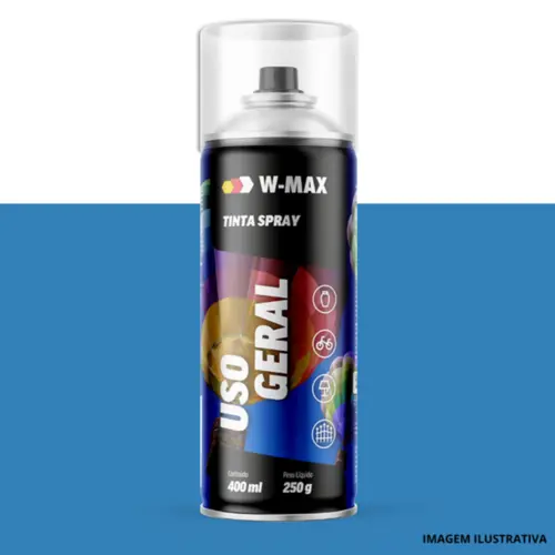 Tinta Spray Azul Escuro 400ML/250G - W-Max